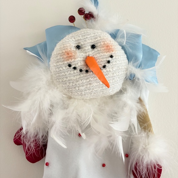 Dept 56 Krinkles Snowman Stocking - Picture 2 of 7